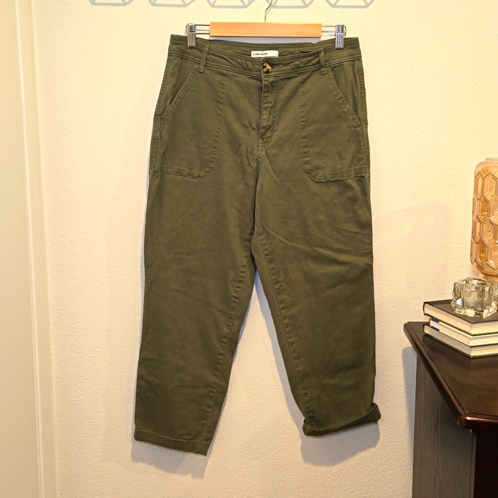 Elizabeth and James khaki Green Chino Pants Size 10